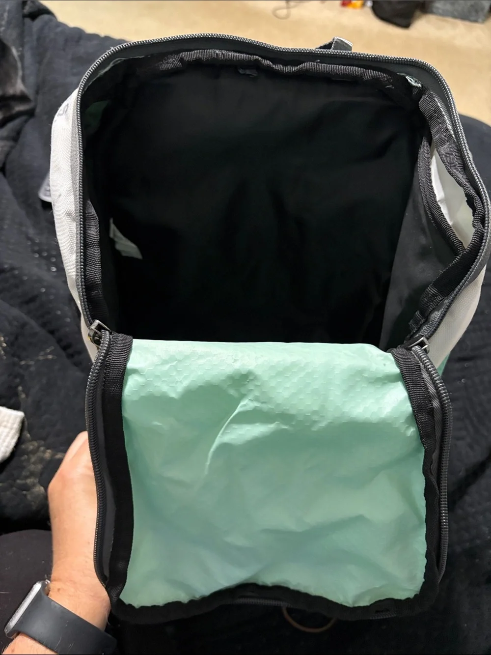 Easton Mint Green and Black Elite Sports Backpack